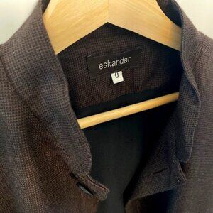 Eskandar Jacket, Size 0, 100% Cashmere & Silk Lined